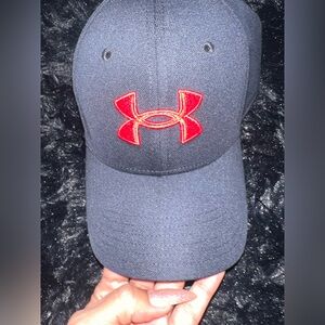 Under Armour Navy Hat with Orange 'CHINA' Embroidery